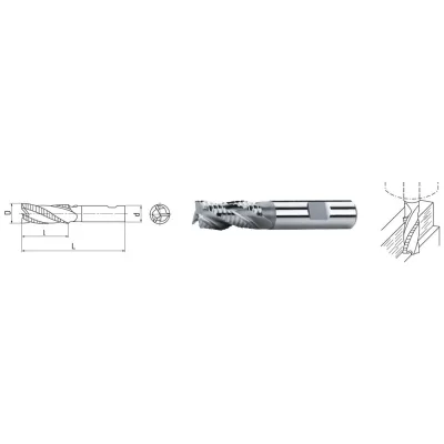 ELMAG HSS Co8-Schaftfräser DIN 844, Ø 10,0 mm (kurz), Art.Nr. 73002