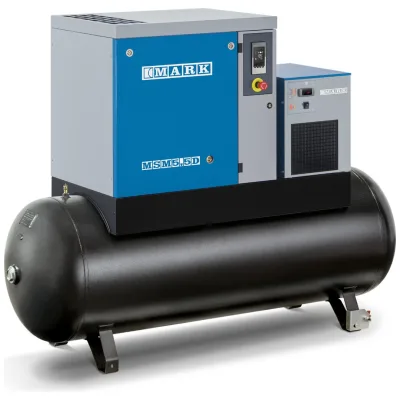 ELMAG MARK-Schraubenkompressor MSM MAXI 7,5 DF - 270/10 bar - AD 2000, mit Trockner, Vor- und Feinfilter und Steuerung ES 4000 Basic