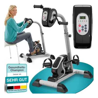 ELONEO Arm- und Beintrainer aktiv »2in1« mit Motor, Elektro Heimtrainer höhenverstellbar inkl. Trainingscomputer mit 6 Trainingsprogrammen