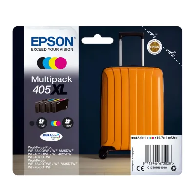 Epson 405XL Koffer Druckerpatronen-Multipack Cyan/Magenta/Gelb/Schwarz