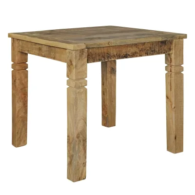 Esstisch quadratisch 80cm Massivholz Esszimmertisch rustikal Küchentisch massiv