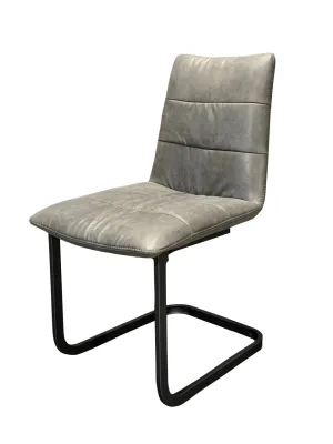 Esszimmerstuhl Sam Grau Vintage Lederlook Bezug