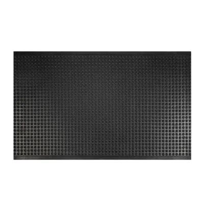 etm Arbeitsmatte Bubble   Naturgummi   Schwarz   Zuschnitt