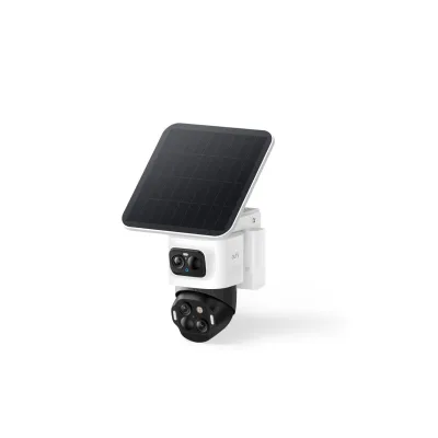eufy S4, Schwarz/Weiß (Überwachungskamera, Solar, WLAN, 4K, 2K)