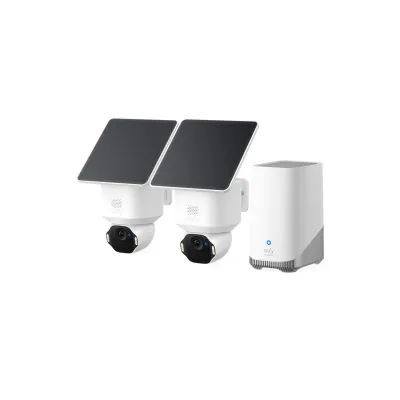 eufy SoloCam E42 2-Kamera-Kit Außenkamera (Überwachungskamera, Solar, WLAN, 4K)