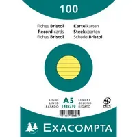 Exacompta Karteikarte DIN A5 liniert