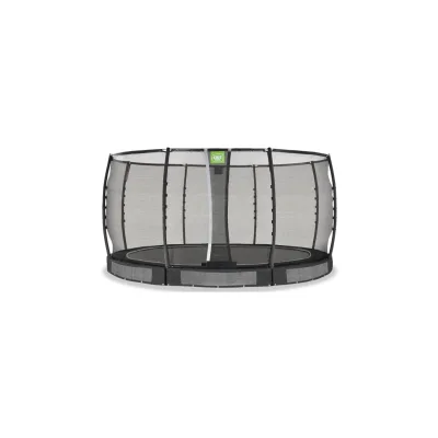 EXIT Allure Premium Bodentrampolin ø427cm - schwarz