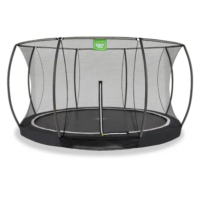 EXIT Black Edition Bodentrampolin ø427cm - schwarz