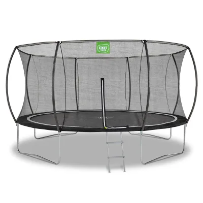 EXIT Black Edition Trampolin ø427cm - schwarz