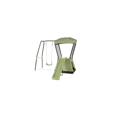 Exit Toys Spielhaus Grün, Natur, Schwarz 268x216x253 cm