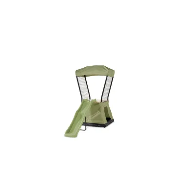 Exit Toys Spielhaus Grün, Natur, Schwarz 116.5x214x256 cm