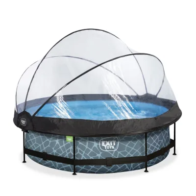Exit Toys Pool-Set Grau 76 cm