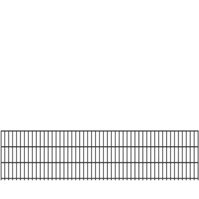 Fa-Bausysteme Doppelstabmatte 8/6/8 Anthrazitgrau Höhe: 630 mm