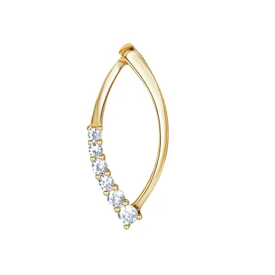 Fascination by Ellen K. Anhänger 375/- Gelbgold bicolor Zirkonia