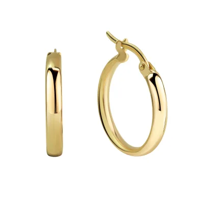 Fascination by Ellen K. Ohrringe 333 Gold 17,5mm Durchmesser