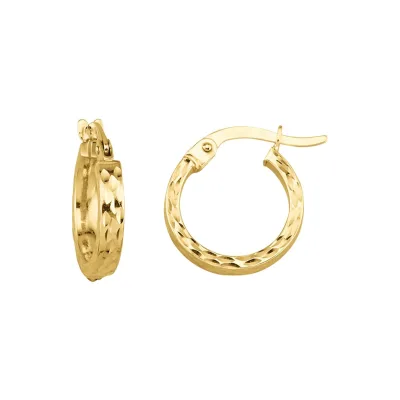 Fascination by Ellen K. Ohrringe 375 Gelbgold glanz diamantiert