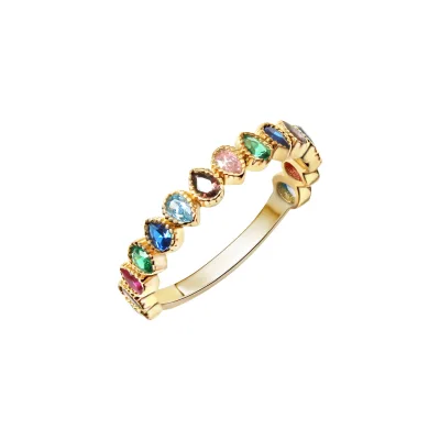 Fascination by Ellen K. Ring 375/- Gelbgold Zirkonia