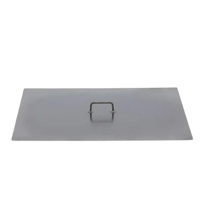 Feuerschalen Abdeckung Feuerschalen Deckel unlakiert 81 x 81 cm