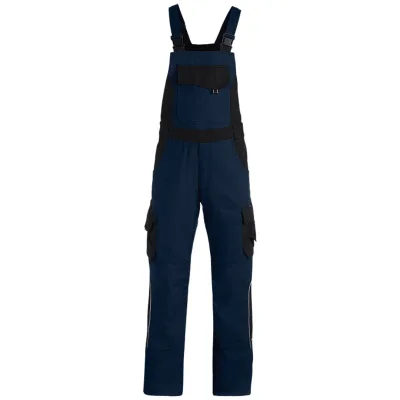 FHB Latzhose Herren Twill Eckhard 130630 60 marine/schwarz