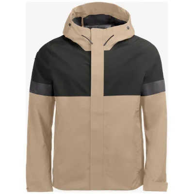 FHB LUCA Regenjacke, beige-schwarz, Gr. 5XL
