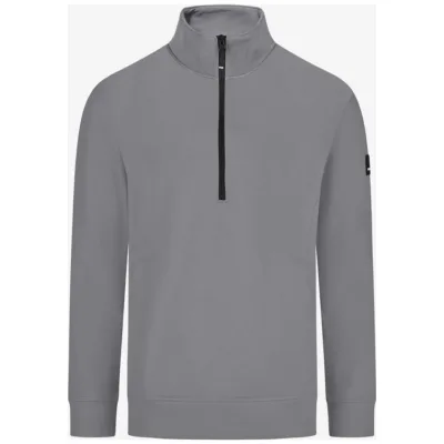 FHB Zip-Sweatshirt KALLE 821150 unisex Gr. S grau