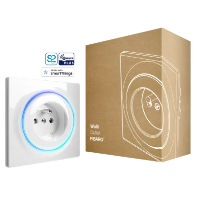 FIBARO Walli Outlet Typ E (Weiß)