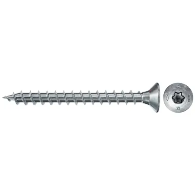 Fischer PowerFast II Spanplattenschraube 3 x 30 mm, Senkkopf, TX10, verzinkt blau, VG, VE 1000