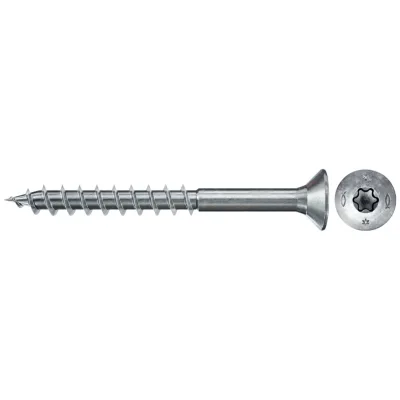 Fischer PowerFast II Spanplattenschraube 3 x 40 mm, Senkkopf, TX10, verzinkt blau, TG, VE 500