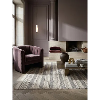 Flachgewebe-Teppich gestreift Natur 200 x 300 cm - HYTHE   Kadima