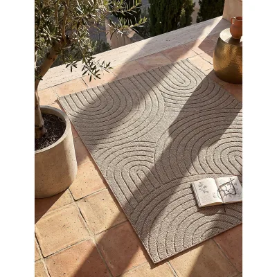 Flachgewebe-Teppich Polypropylen Natur 160x220 cm - TOCE   Kadima
