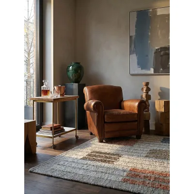 Flachgewebe-Teppich Wollmischung Bunt 200 x 300 cm - ALDER   Kadima