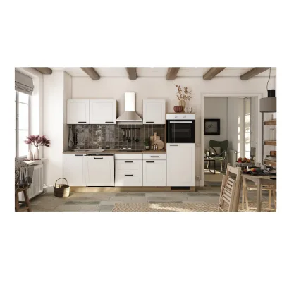 Flexwell Landhaus_Küchenzeile inkl. Elektrogeräte 280 cm - G-280-2320-016-JULIA