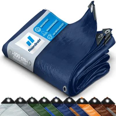 floordirekt Abdeckplane   140 g/m²   Blau