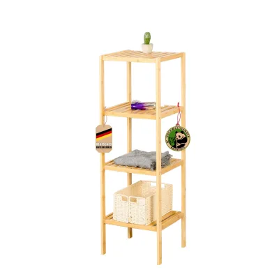 Floordirekt Bambus-Standregal   Lowa   Ideal zur kreativen Anordnung Ihrer Wohnaccessoires