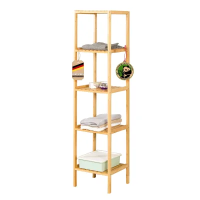 Floordirekt Bambus-Standregal   Lowa    Ideal zur kreativen Anordnung Ihrer Wohnaccessoires
