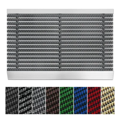 Floordirekt Hochleistungsmatte   Profi Brush   Grau