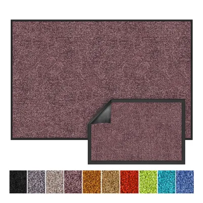 floordirekt Schmutzfangmatte   Rhine   Prune Purple