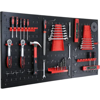 Floordirekt Werkzeugwand   Parker   Lochwand Set aus Metall mit Zubehör