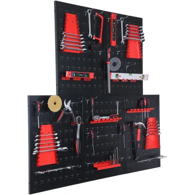 Floordirekt Werkzeugwand   Parker   Lochwand Set aus Metall mit Zubehör