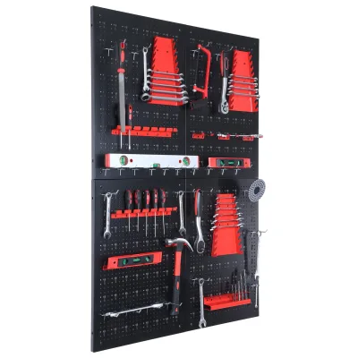 Floordirekt Werkzeugwand   Parker   Lochwand Set aus Metall mit Zubehör