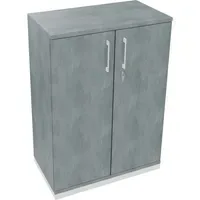 Flügeltürenschrank endless 800 x 1.133 x 442 mm (B x H x T) verkehrsweiß
