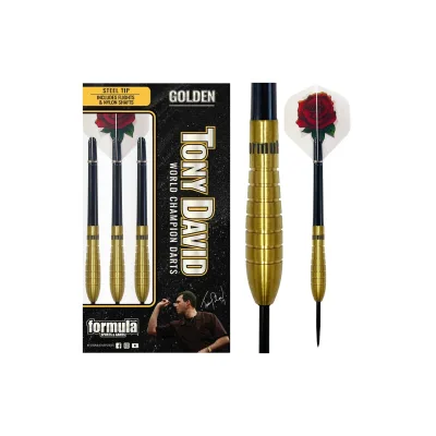 Formula Sports Tony David Golden Dartset 25g Steeldarts