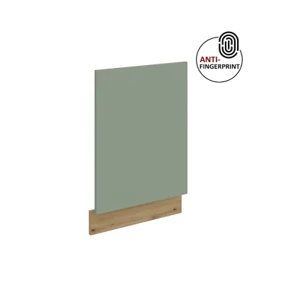 Frontblende für integrierten Geschirrspüler 45 cm ARIA Aquamarin + Eiche Artisan