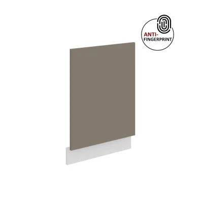 Frontblende für integrierten Geschirrspüler 45 cm ARIA Sandgrau + Weiss matt