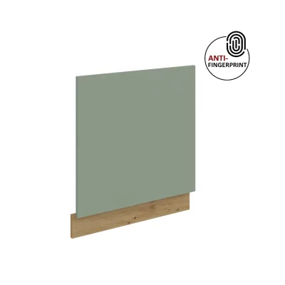 Frontblende für integrierten Geschirrspüler 60 cm ARIA Aquamarin + Eiche Artisan