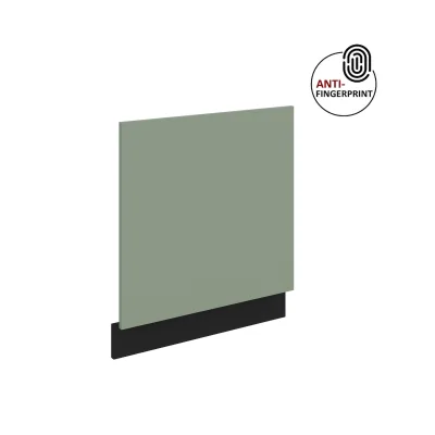 Frontblende für integrierten Geschirrspüler 60 cm ARIA Aquamarin + Schwarz matt