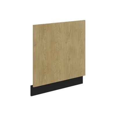 Frontblende für integrierten Geschirrspüler 60 cm Küche CREMONA Eiche + Schwarz