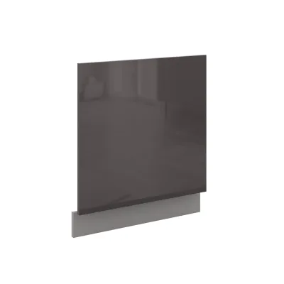 Frontblende Geschirrspüler integriert 60 cm Grau Hochglanz Küche Grey Bianca