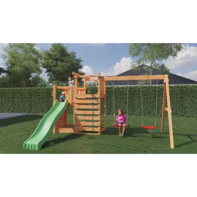 FUNGOO Spielturm Klettergerüst Climbing Star2