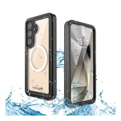 Für Samsung Galaxy S25 Plus MagSafe Full Wasserdichte Schutz Tasche